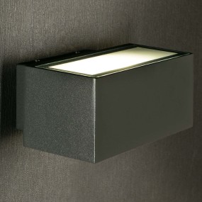 PG-BACH 7302 E27 LED applique murale aluminium bi-émission applique murale d'extérieur moderne IP54