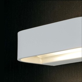 PG-HANDLES LED applique murale L1296 12W LED module en métal blanc applique murale intérieure moderne