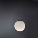 Sospensione Illuminando SFERA SP P 15CM G9 LED lampadario moderno vetro bianco latte lucido interno