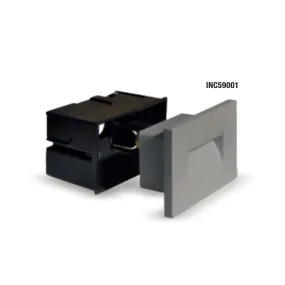 Applique PN-FAST INC59000 3W led IP65 incasso esterno 45° segnapasso moderno metallo