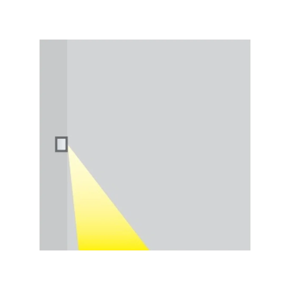 Applique murale LED PN-FAST INC59000 3W IP65 encastré extérieur 45 ° lampe de balisage moderne en métal