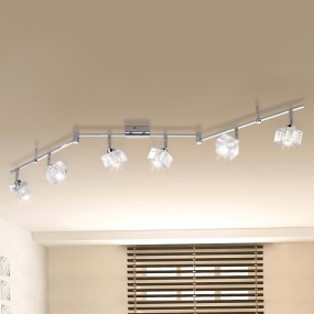 Binario TP-METROPOLITAN 1047 F6 G9 40W 6 luci lampada soffitto parete