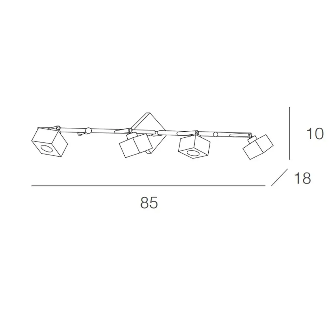 Binario METROPOLITAN 1047 F4 Top Light