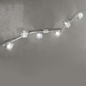 Binario TP-RUBIK 1126 F6 G9 40W lampada soffitto parete moderno interno