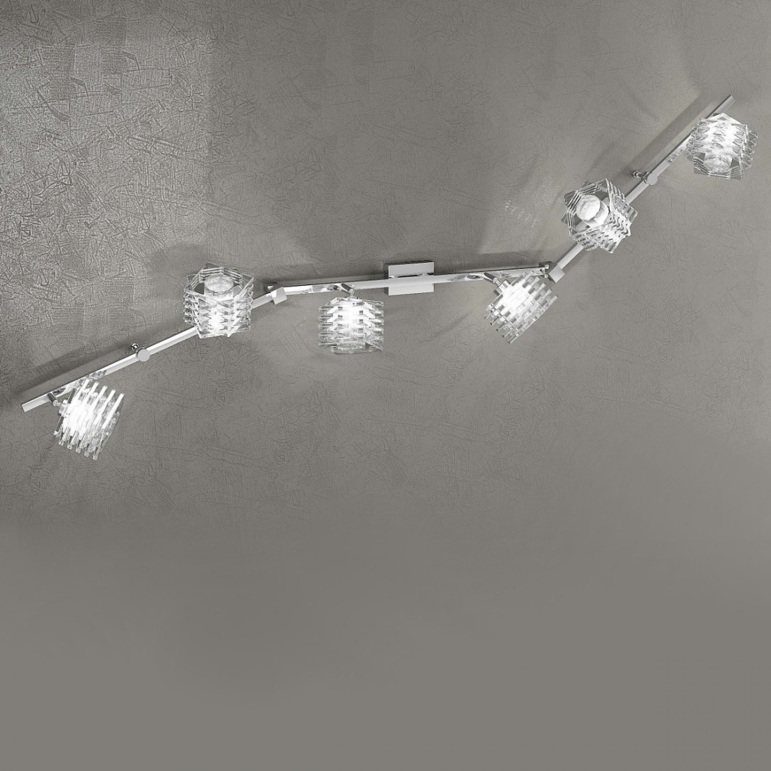 Binario TP-RUBIK 1126 F6 G9 40W lampada soffitto parete moderno interno