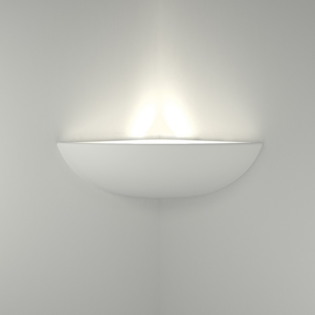 Applique BF-7958 3064 LED 12W 1800LM angolo gesso lampada parete vaschetta verniciabile interno IP20