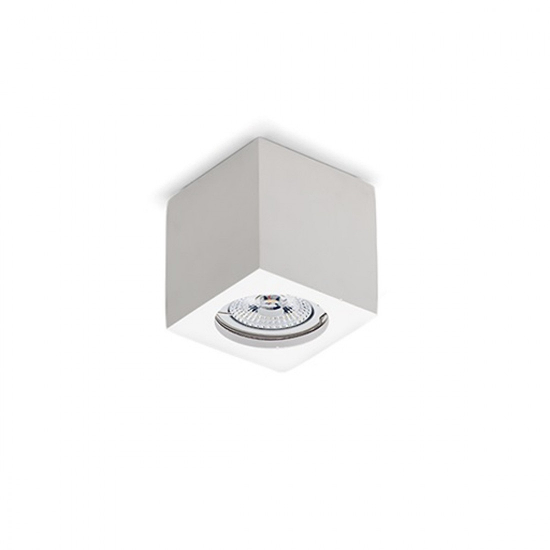 Plafonnier BF-8897 8899 GU10 240V LED 10W plâtre blanc à peindre plafonnier cube intérieur IP20