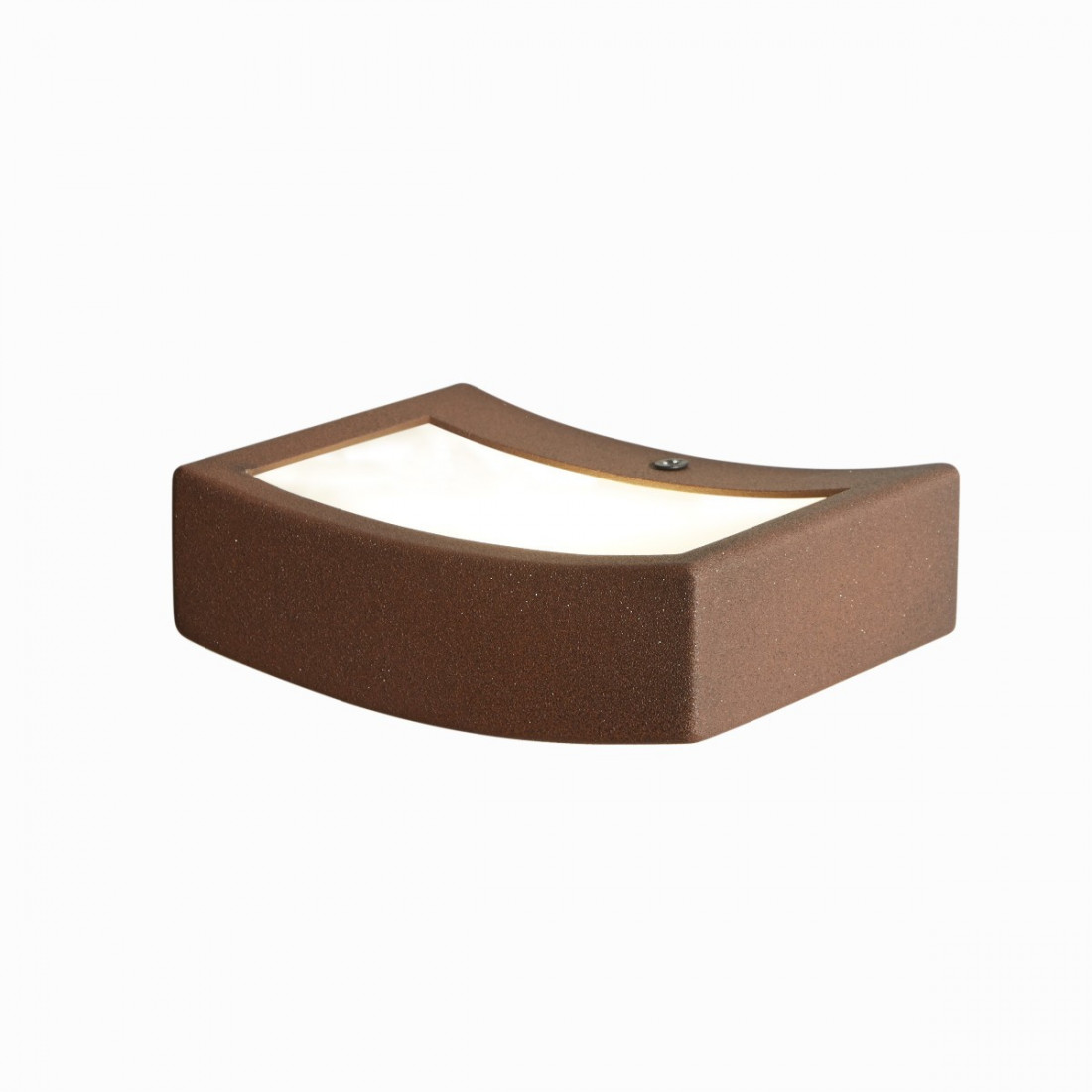 GB-DOLCE 192 41 8W applique murale Led 13cm acier corten sable ciment étagère courbe monoémission interne