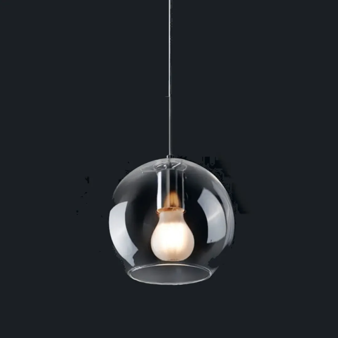 Lustre PAGODA 1 A CR Lumineux