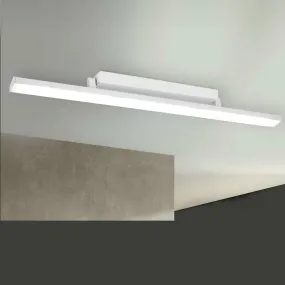 Plafoniera LM-LINEAR 3099 64W Led 118cm orientabile acciaio alluminio modulo scheda integrato lampada soffitto dimmerabile IP40