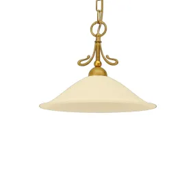 Sospensione LM-2383 1S E27 LED classica metallo vetro lampadario interno