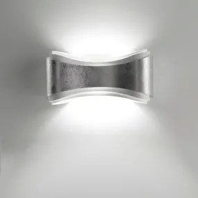 Applique SN-IONICA 30cm R7s vetro metallo moderno biemissione lampada parete interno IP20