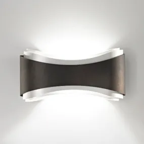 Applique SN-IONICA 30cm R7s vetro metallo moderno biemissione lampada parete interno IP20
