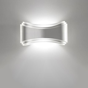 Applique SN-IONICA 40cm R7s vetro metallo moderno biemissione lampada parete interno IP20