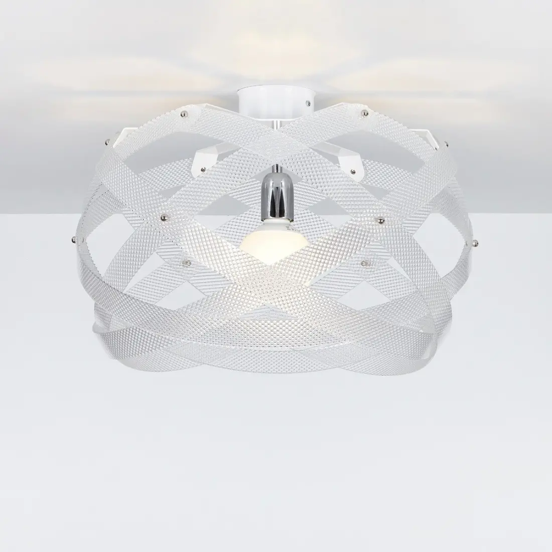 Plafoniera EM-NUCLEA 53CM E27 LED moderna metacrilato colorato sfumato lampada soffitto bambini camerette interno