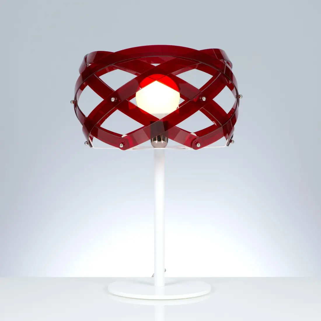 Abat-jour EM-NUCLEA E27 metacrilato moderno multicolor lampada tavolo bambini interno IP20