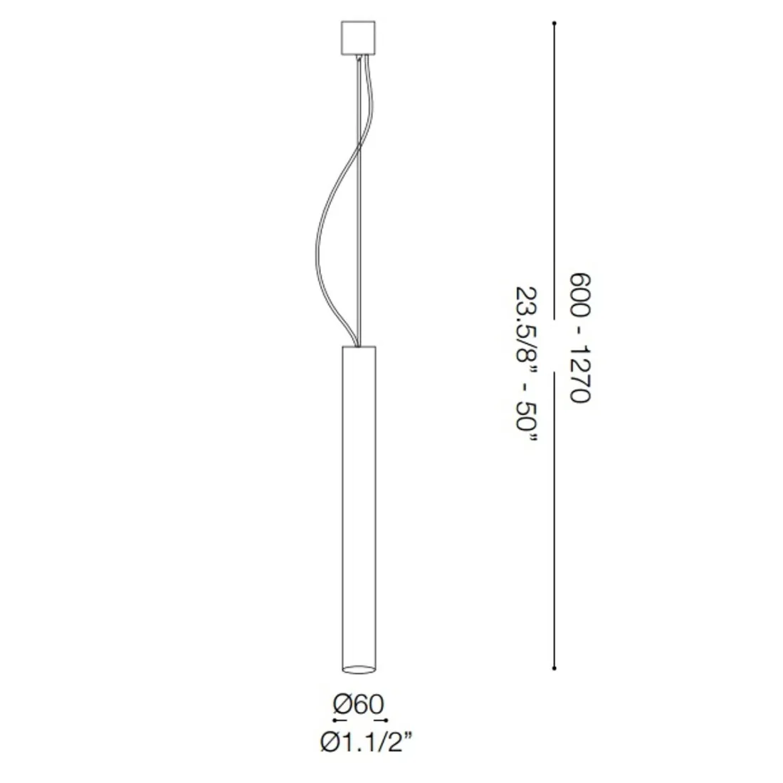 Sospensione ID-LOOK SP1 GU10 Led metallo classico rame brunito oro lampadario cilindro interno