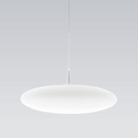 Sospensione LL-SQUASH 19W Led 50cm polietilene lampadario ellisse moderno luce diffusa interno