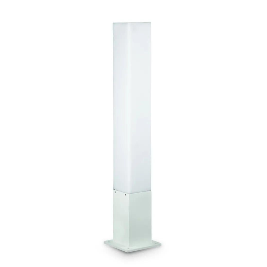 Lampioncino ID-EDO OUTDOOR SQUARE PT1 GX53 80cm alluminio antracite bianco nero esterno lampada terra