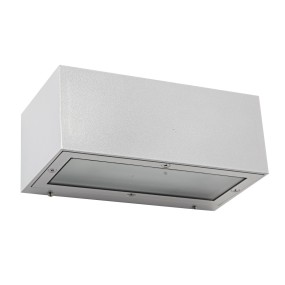 Applique GR-1056 E27 LED esterno mono-emissione alluminio lampada parete rettangolare moderna IP65