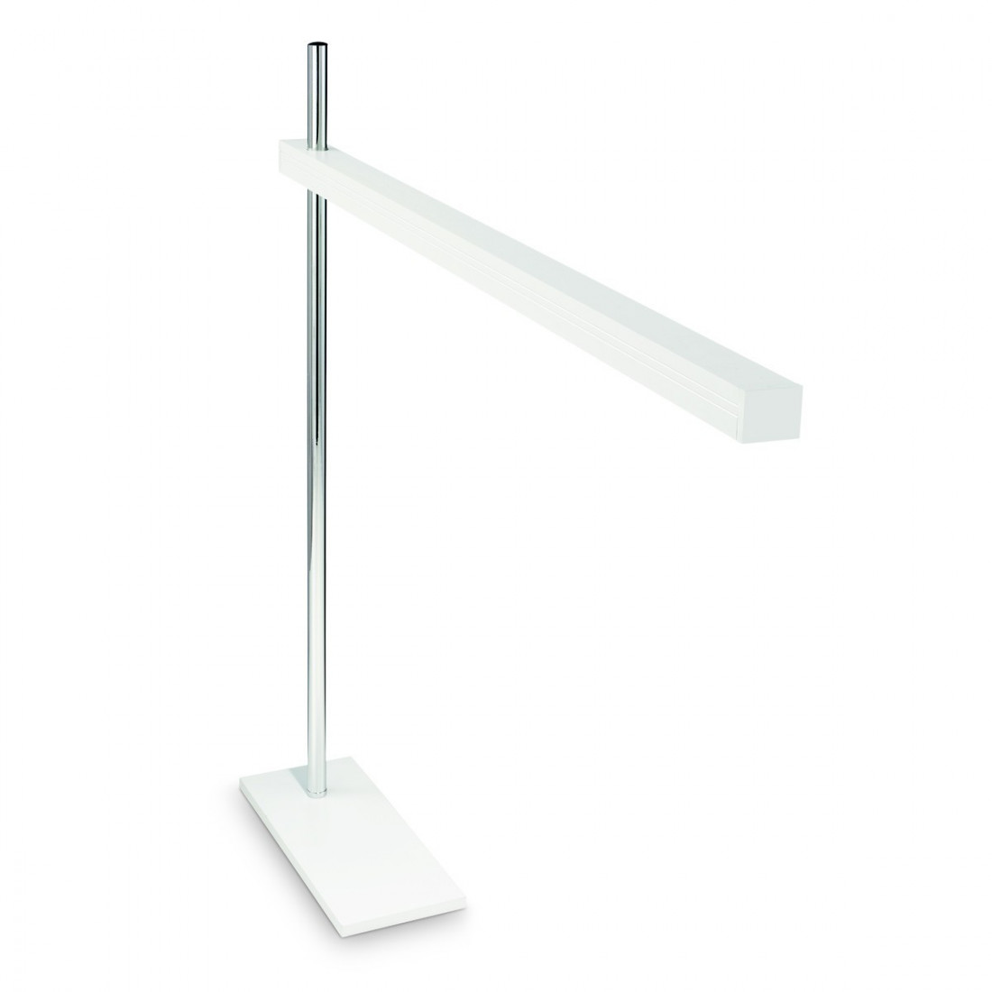 Abat-jour ID-GRU TL105 LED métal blanc mat noir gris lampe moderne table intérieur bureau