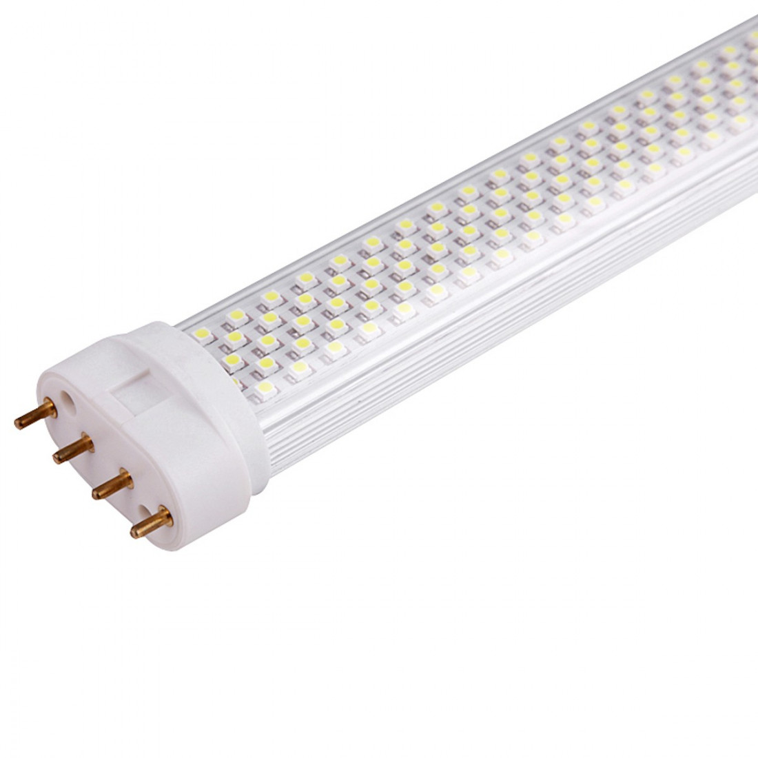 Lampadina a led attacco 2G11 10W a led luce calda.