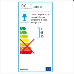 Faretto incasso BF-4045C 35 GU10 LED gesso bianco verniciabile quadrato vetro scomparsa cartongesso interno IP20