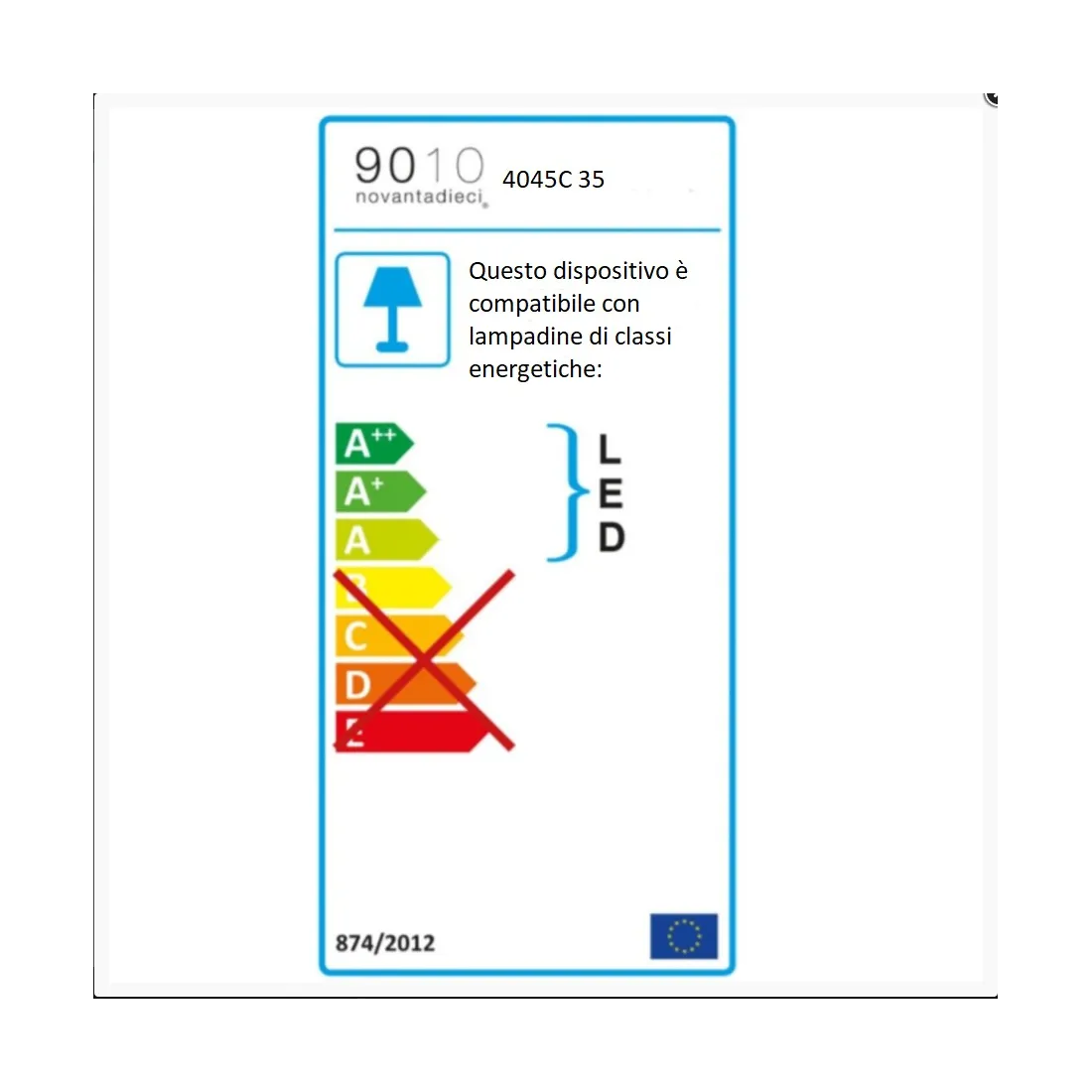Faretto incasso BF-4045C 35 GU10 LED gesso bianco verniciabile quadrato vetro scomparsa cartongesso interno IP20