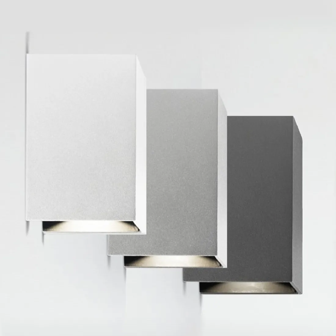 PN-WIN 3W LED applique murale IP54 faisceau réglable externe aluminium double émission applique murale moderne