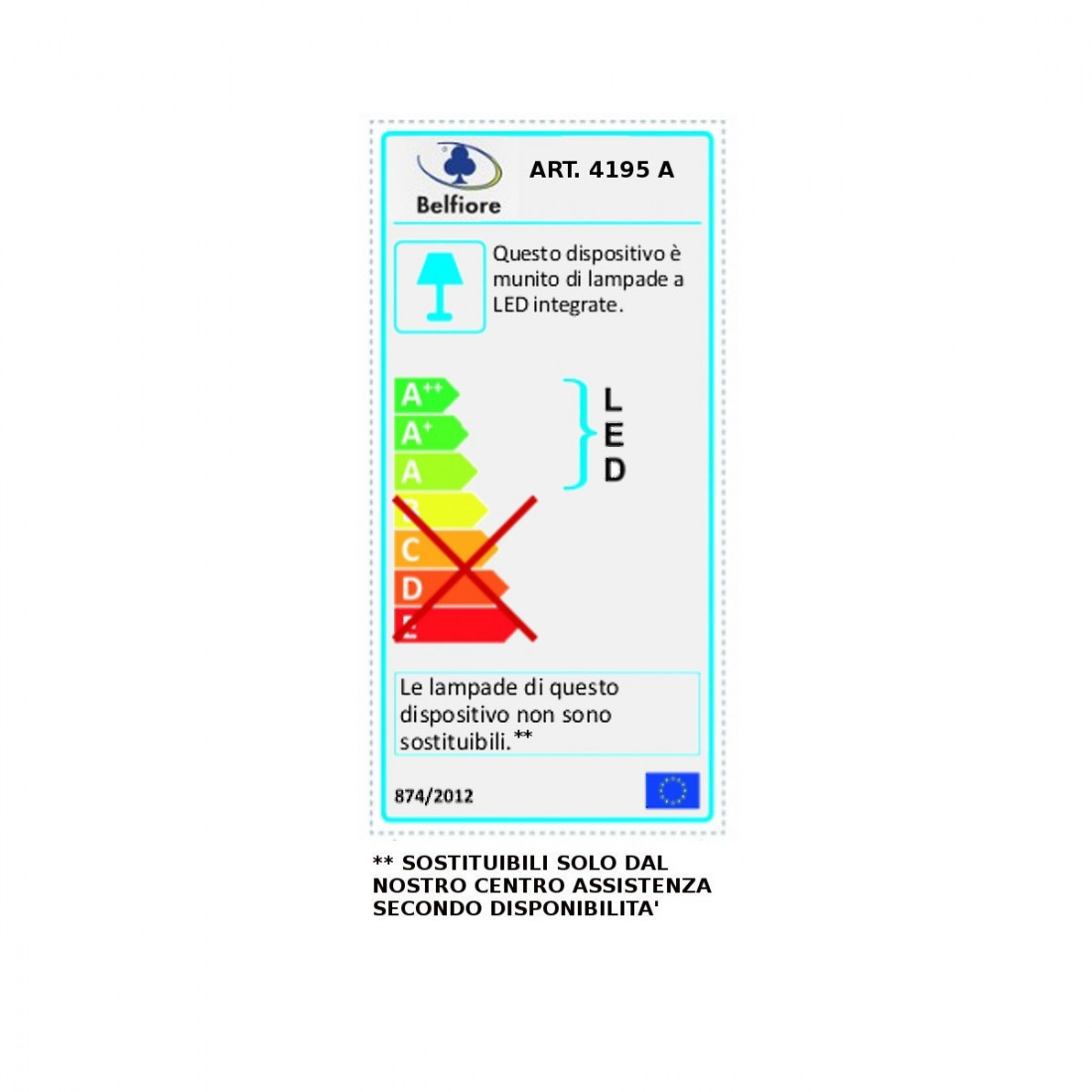 Spot encastré BF-4195 A Belfiore