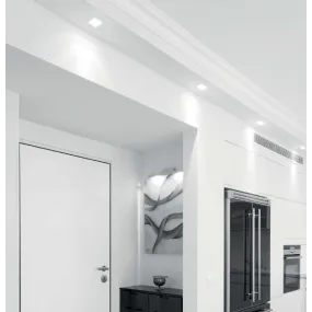 Faretto incasso BF-4178 GU10 led gesso bianco verniciabile quadrato cartongesso muratura IP20 IP44