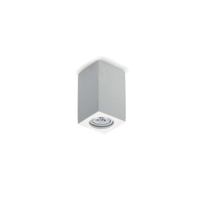Plafoniera BF-8909 8911 GU10 240V LED 10W gesso bianco verniciabile lampada soffitto cubo interno IP20