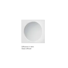 Spot encastré BF-4177 GU10 plâtre blanc à peindre en verre carré plafond plafond plaque de plâtre mur intérieur IP20