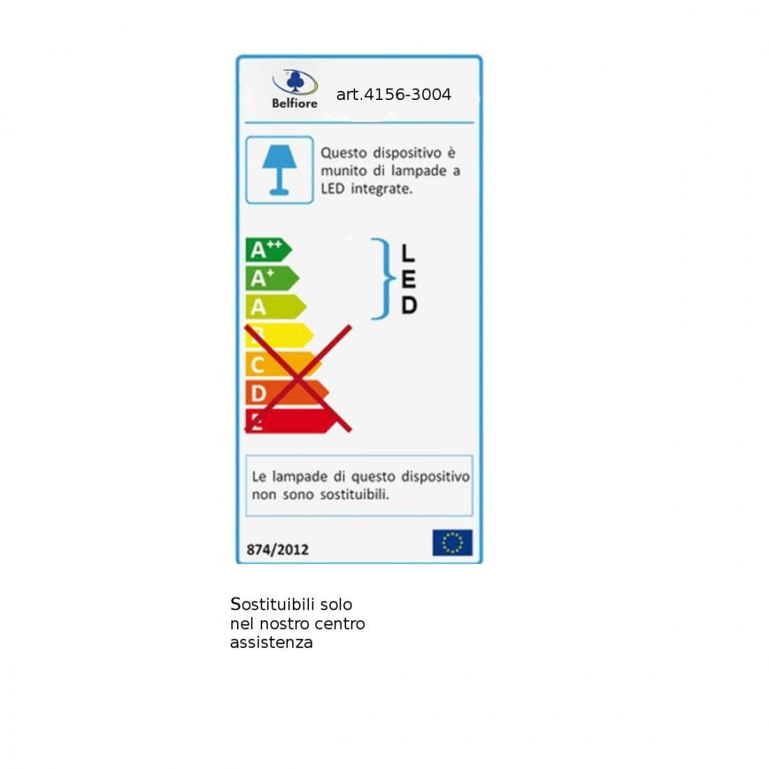 Faretto incasso BF-RETTA 4156 LED 5.5W 500LM WIRELESS gesso bianco verniciabile segnapasso cartongesso muro IP20