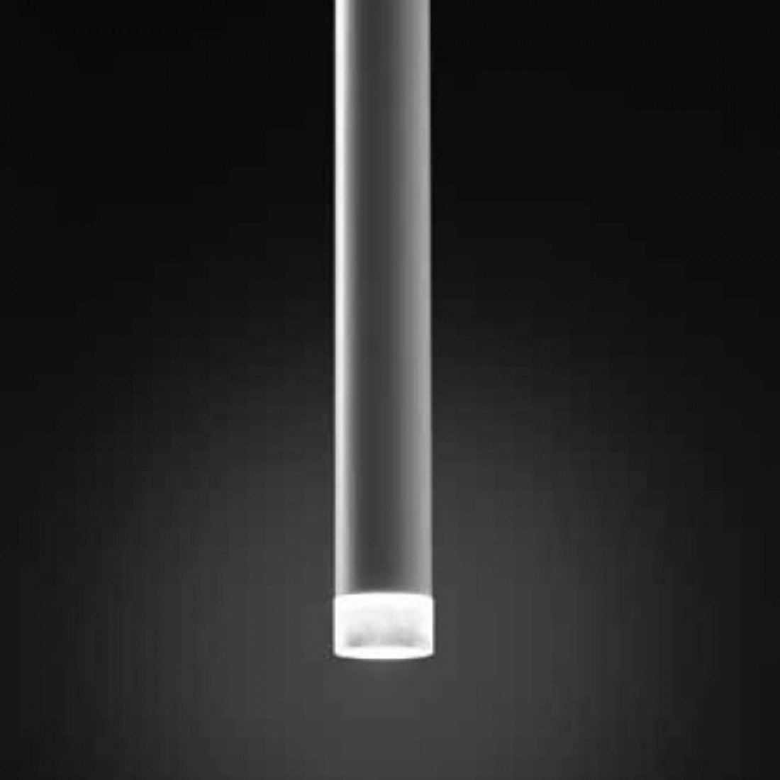 Suspension CO-LINE SYSTEM 850 1S 6W LED dimmable métal blanc noir sable cylindre moderne