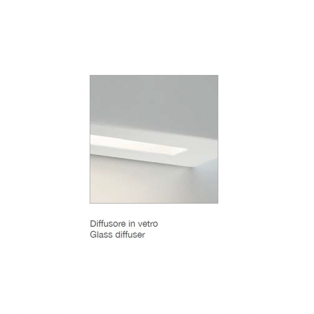 Applique BF-STYLE 2019 18W LED 35cm gesso bianco lampada parete biemissione moderna interno IP20