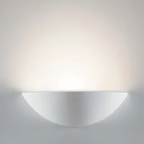 Applique BF-8428 41 E27 LED gesso vaschetta verniciabile monoemissione lampada parete interno IP20