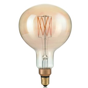 Ampoule ID-VINTAGE XL E27 GLOBO 4W LED 320LM 16cm verre ambre lumière chaude à l'intérieur