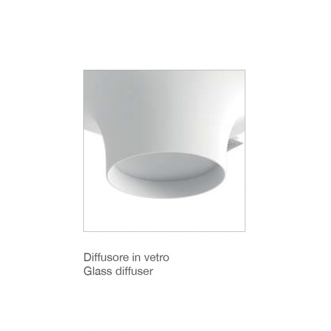 Faretto incasso BF-8935A 3009 LED 26W 3300LM WIRELESS gesso bianco verniciabile scomparsa interno IP20/IP44