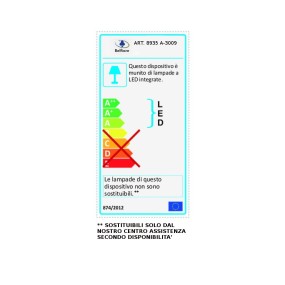 Faretto incasso BF-8935A 3009 LED 26W 3300LM WIRELESS gesso bianco verniciabile scomparsa interno IP20/IP44