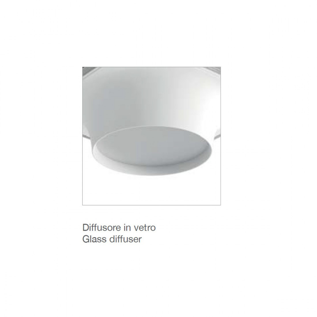 Spot encastré BF-8935B LED 52W 6000LM SANS FIL enduit blanc à peindre carré intérieur IP20 / IP44