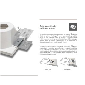 Rosone BF-5505A accessorio scomparsa controsoffitto cartongesso