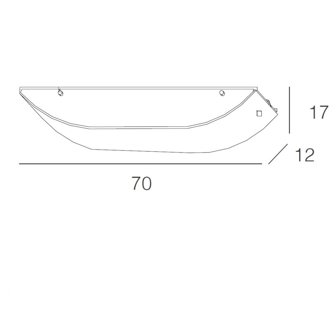 Applique LINEAR MAD 1075 A70 Top Light