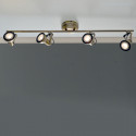 Faretto spot rustico Illuminando OLD 4 lampada parete soffitto classico metallo brunito orientabile 28W 3000°K 1920LM GU10