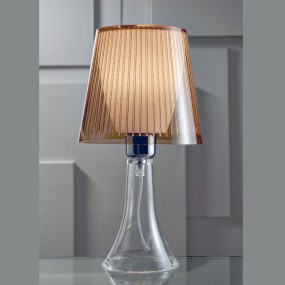 Abat-jour Illuminando JOLLY P E27 Lampe de table LED intérieur moderne élégant en acrylique coloré
