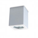Plafoniera gesso Neo Luce 9010 Belfiore BF-0801 LED lampada soffitto bianco verniciabile cubo interno GU10