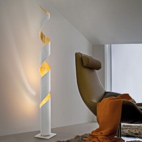 Piantana FB-TRUCIOLO 2083 T E27 LED dimmerabile moderna lampada terra metallo interno