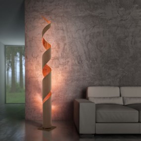 Piantana FB-TRUCIOLO 2084 T LED dimmerabile modulo moderna lampada terra metallo interno