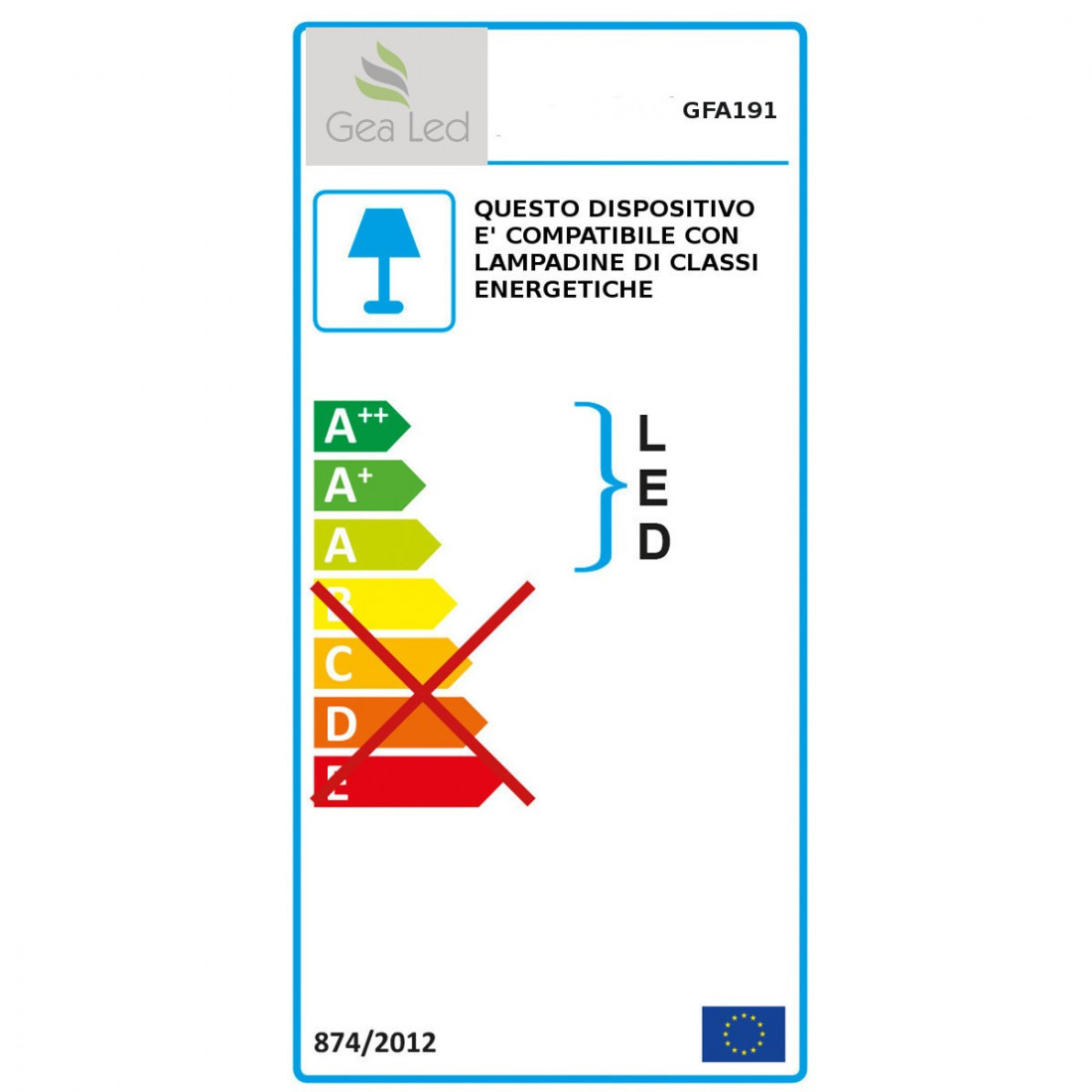 Faretto incasso GE-GFA191 Gea Led