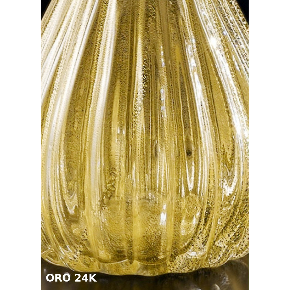 Abat-jour SY-SCRIGNO 1395 BASE piccola vetro murano veneziano colorato lampada tavolo classica